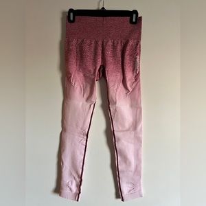 Gymshark Seamless Ombré Legging, Chalk Pink/Beet